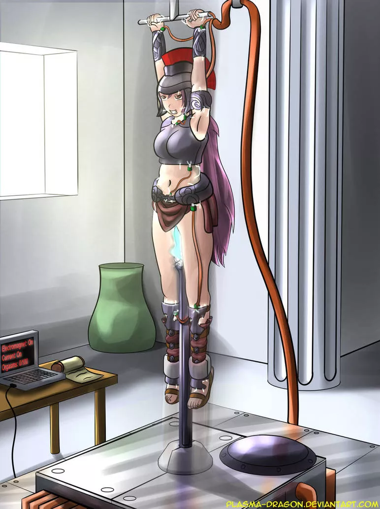 Athena`s electromagnetism lesson (Plasma-dragon)