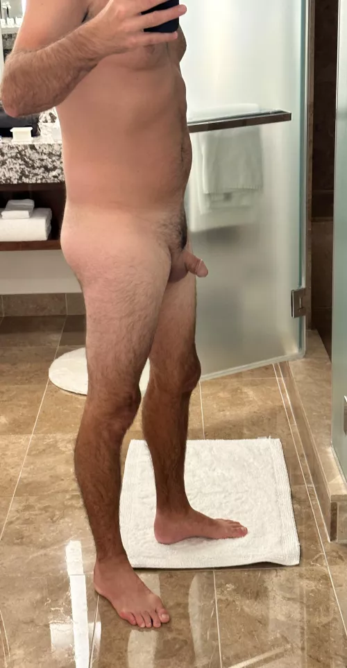 Before shower