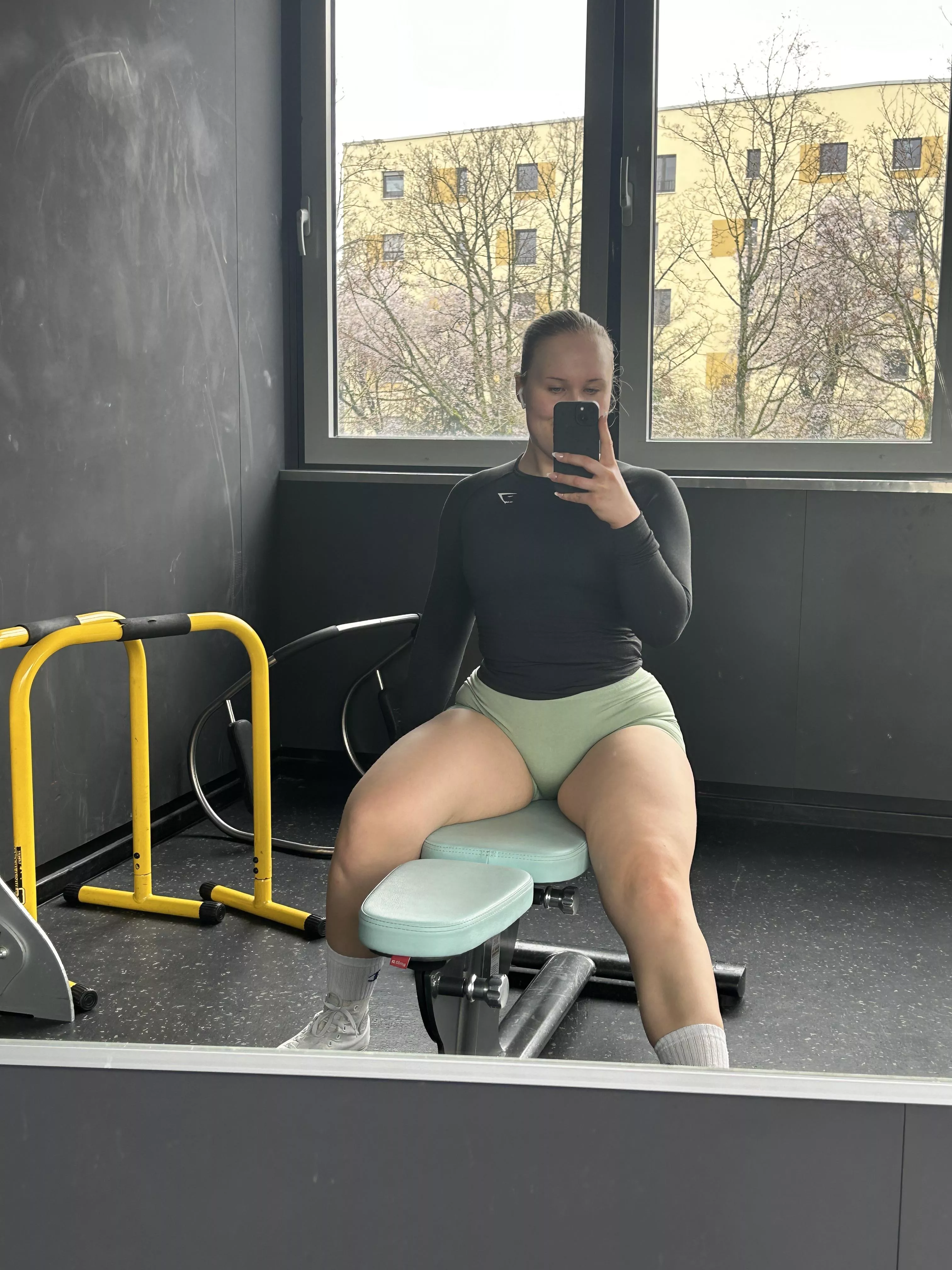 Better work on these thighs to be the best cowgirl for you.