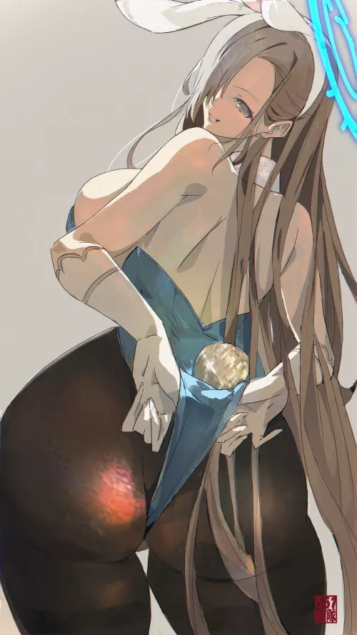 Bunny Asuna teasing