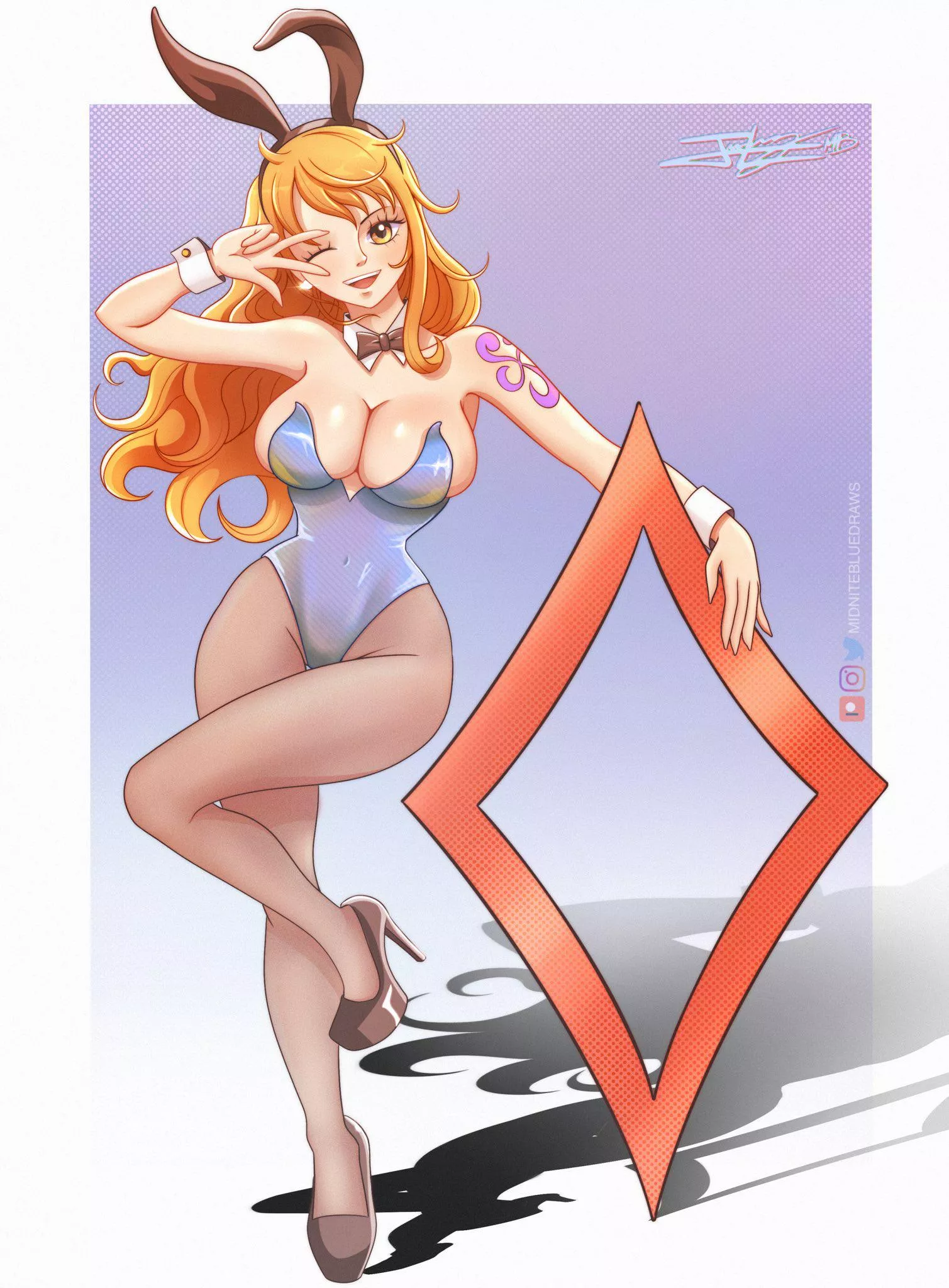 Bunny Nami (MidniteBlueArt)