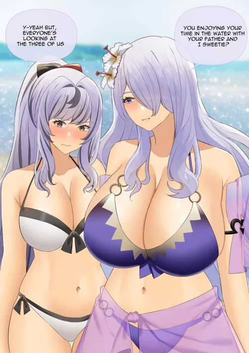 Camilla and her daughter