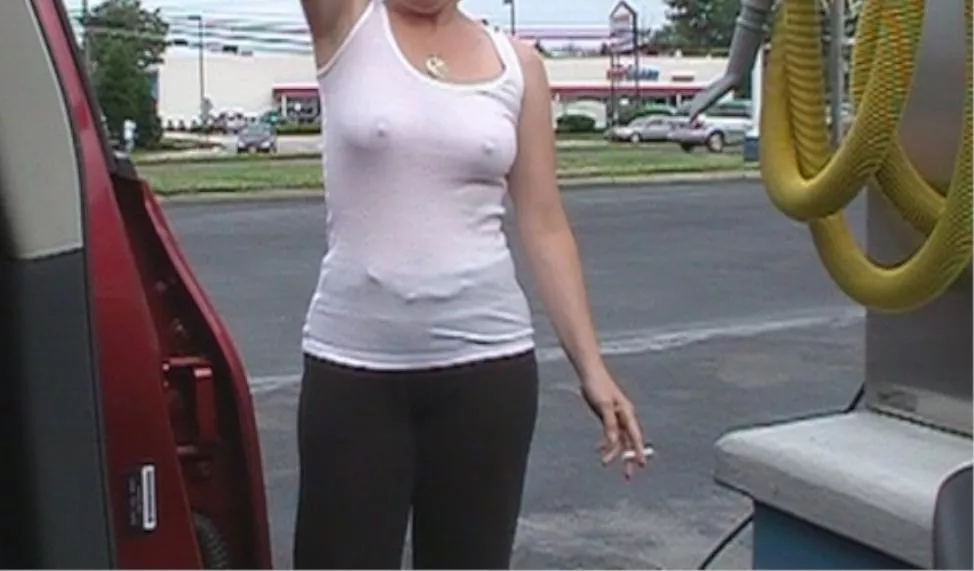 Catching a smoke at the Car Wash