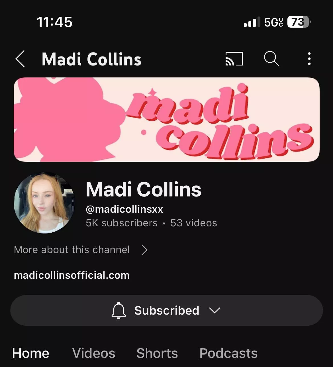 Check out Madi’s YouTube channel!!