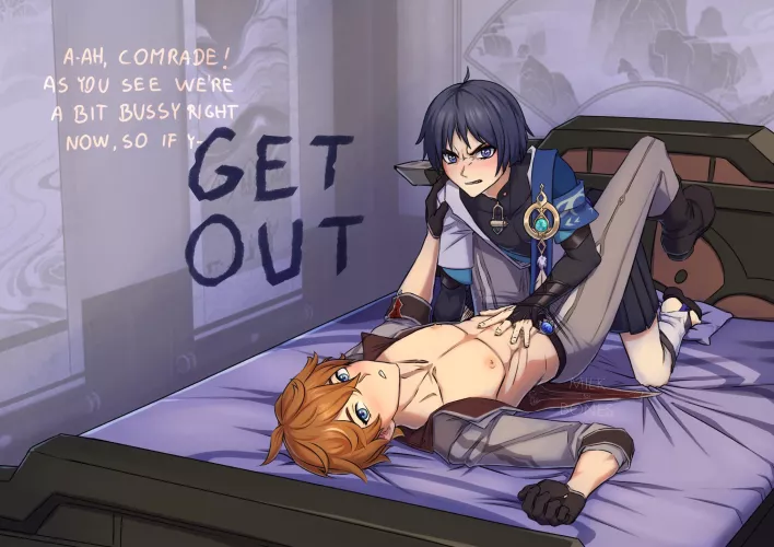 [ChiScara] A bit bussy ;) (by milkforbones on tumblr)