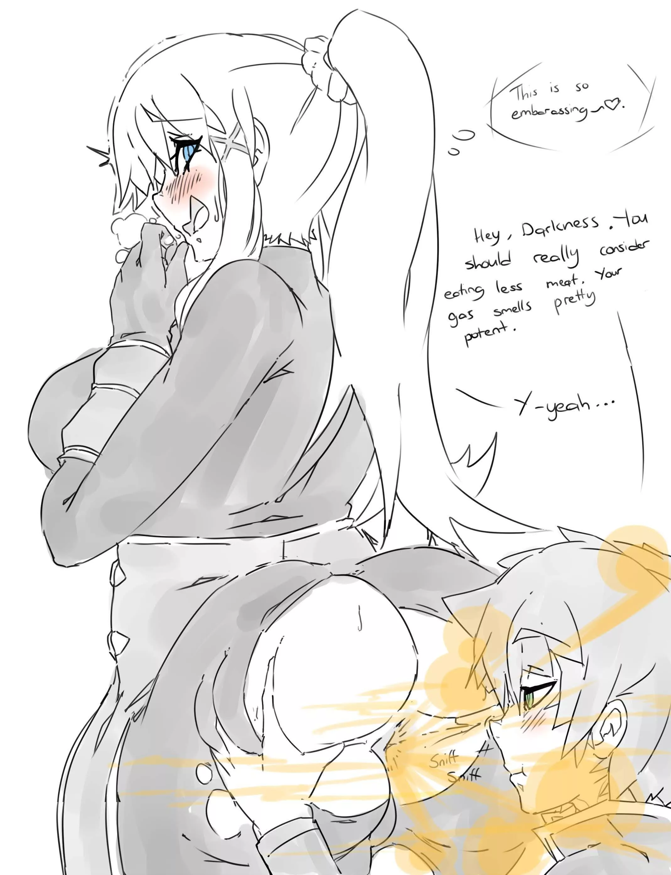 Darkness, the gassy masochist! (Caveduck bot)