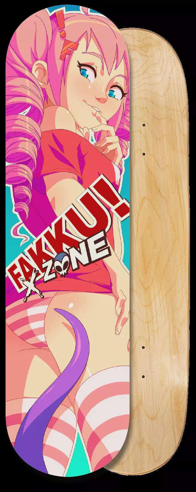 Did you know Zone did a Skateboard collab with FAKKU?
