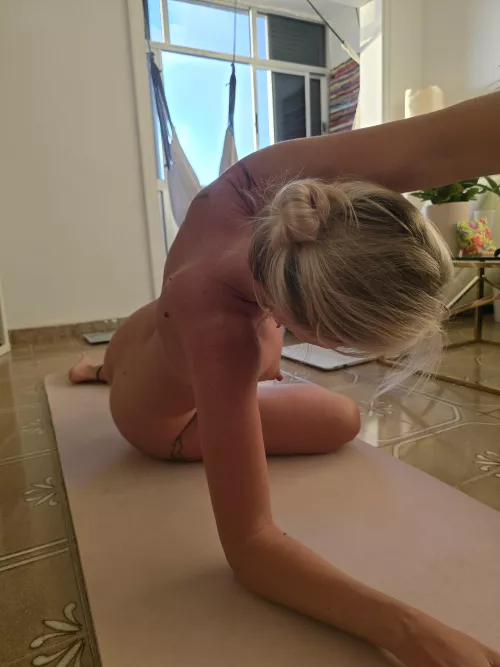 Doing pilates naked 