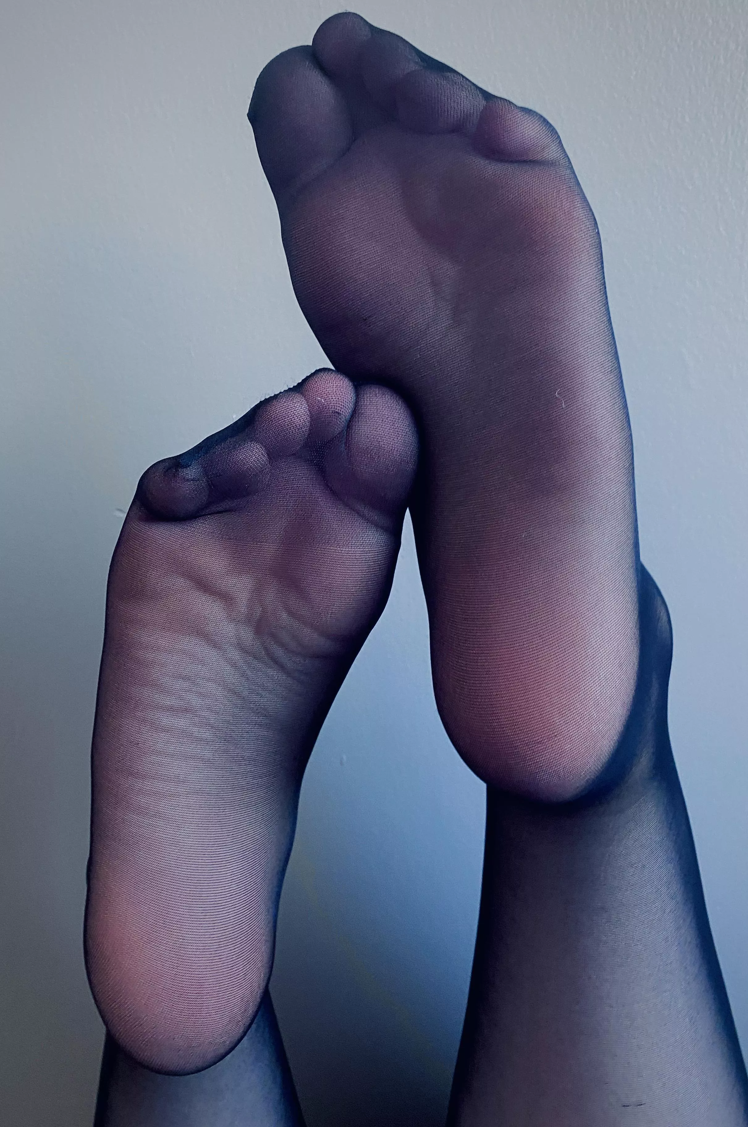 Don’t my soles look so pretty through these sheer nylon leggings?