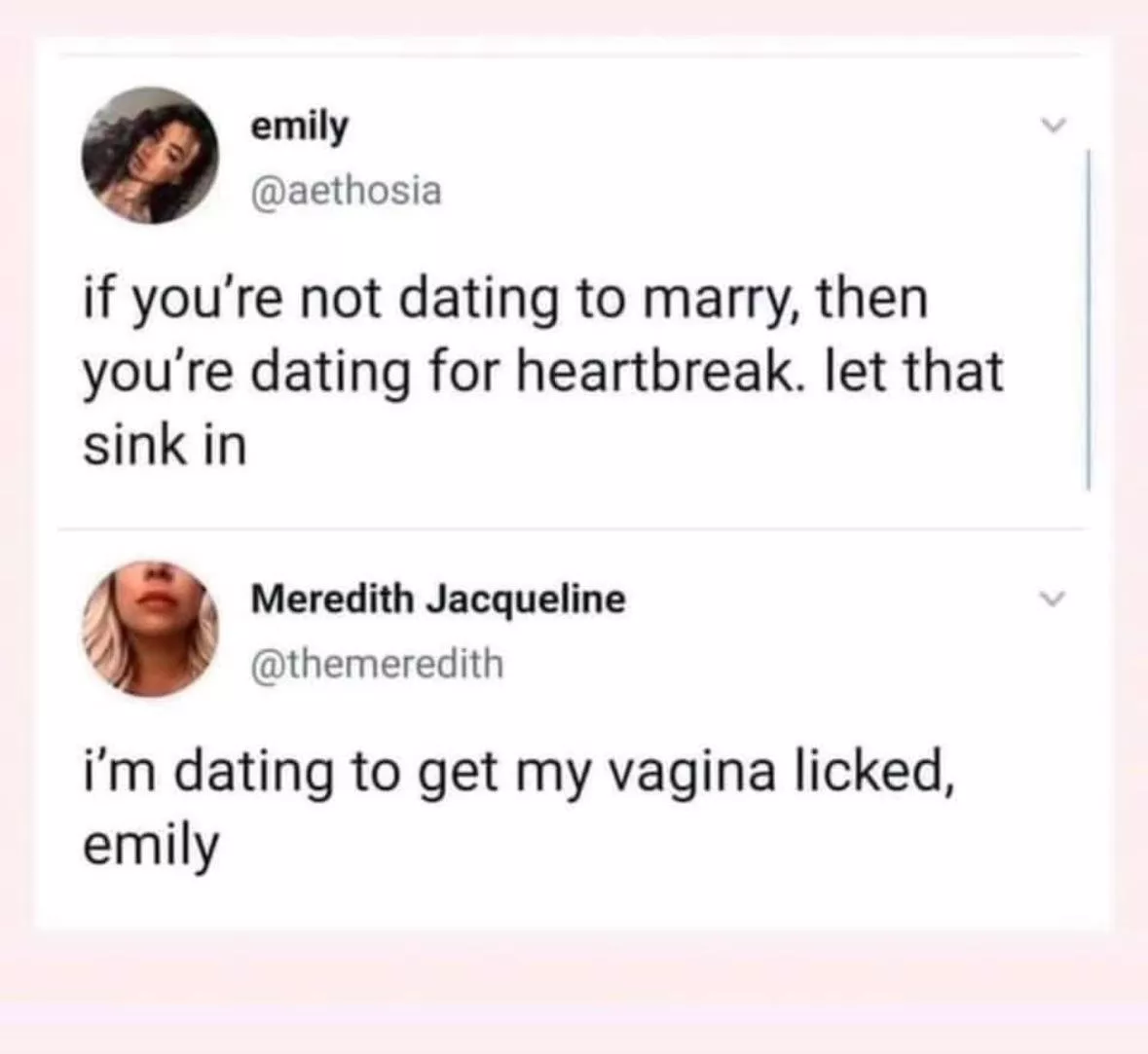 Don’t take dating advice from Emily