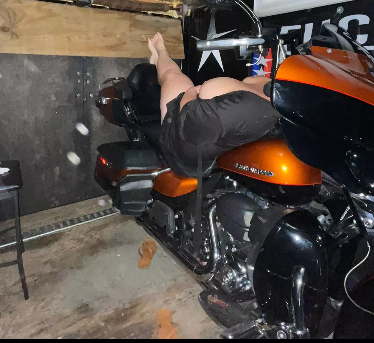 Don’t tell hubby I played in his shop