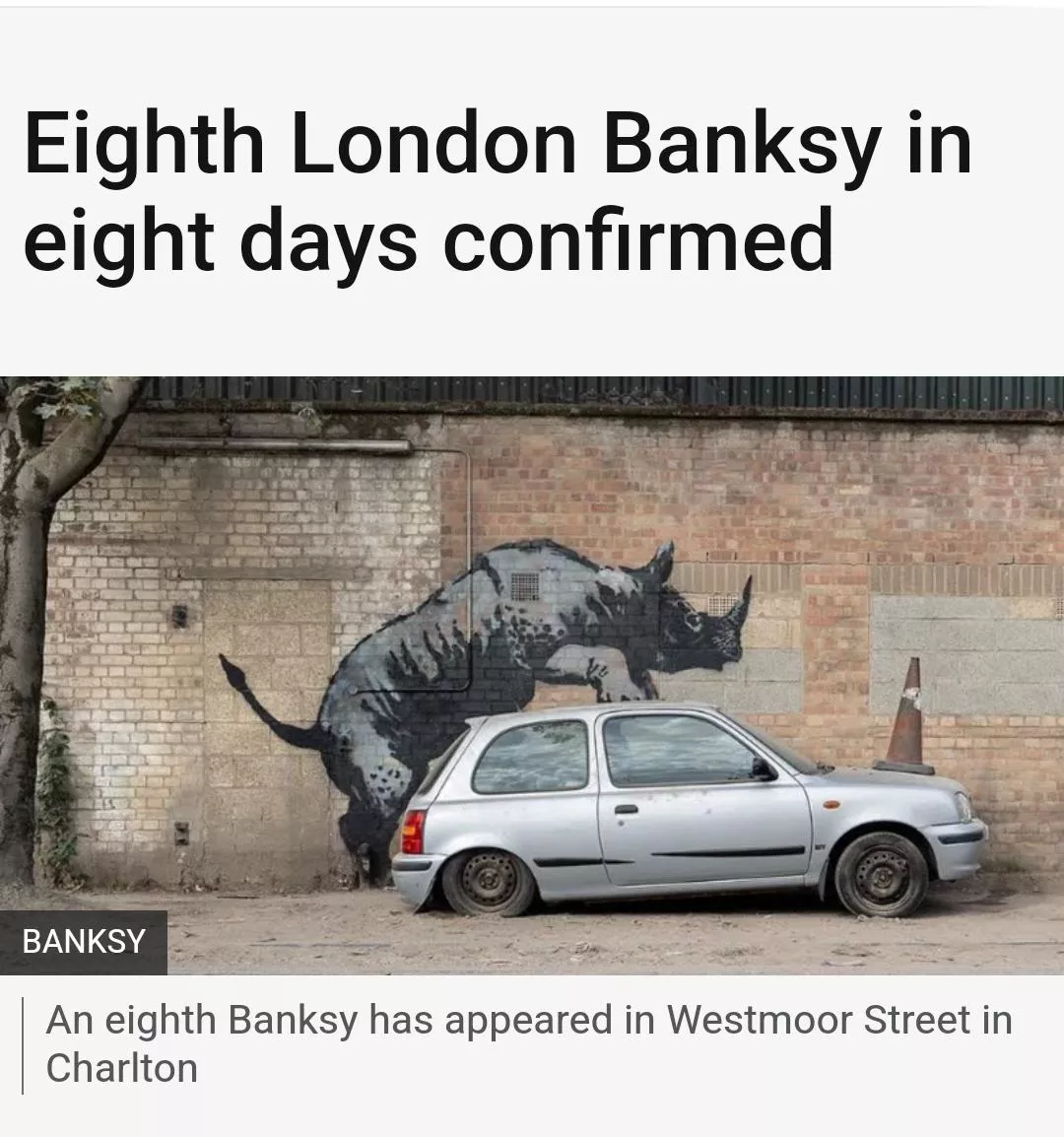 Don't tell me Banksy hasn't been to this sub! 