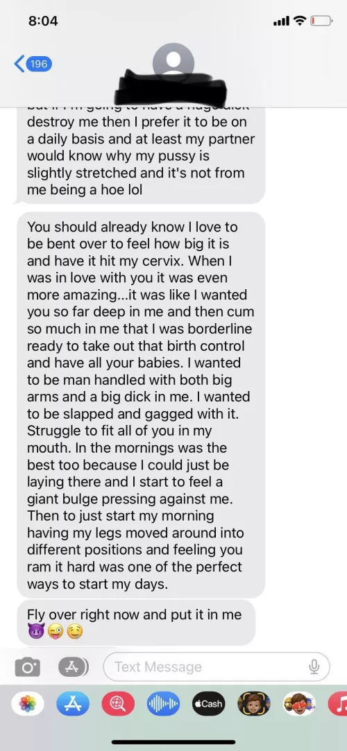 Ex was basically begging for it