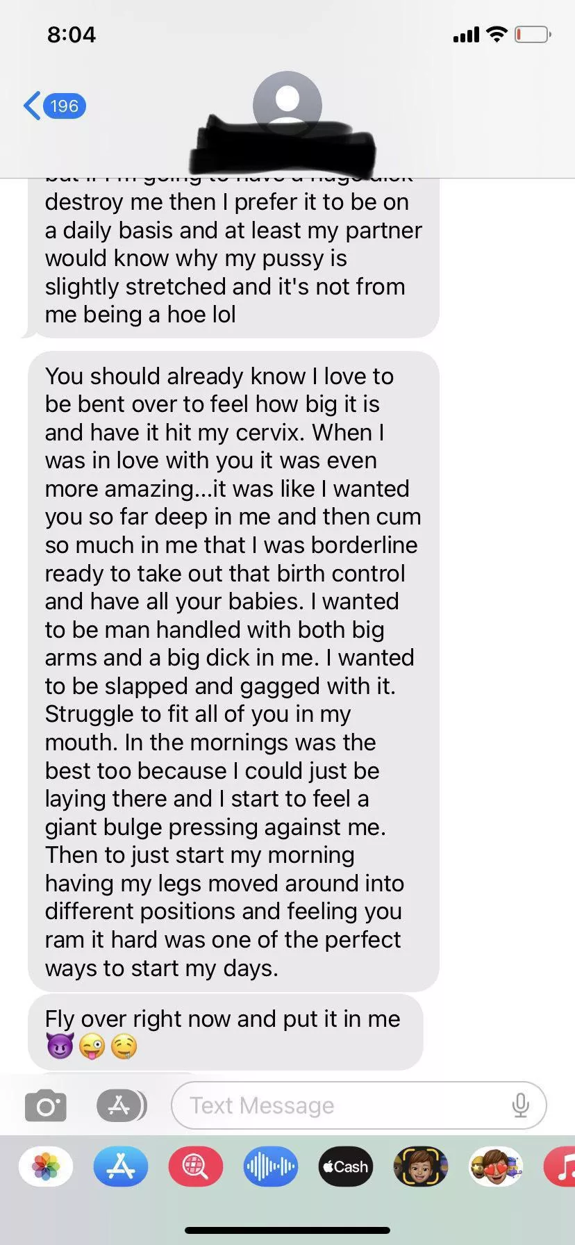 Ex was basically begging for it