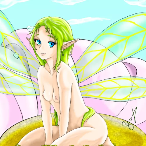 Fairy in peacy