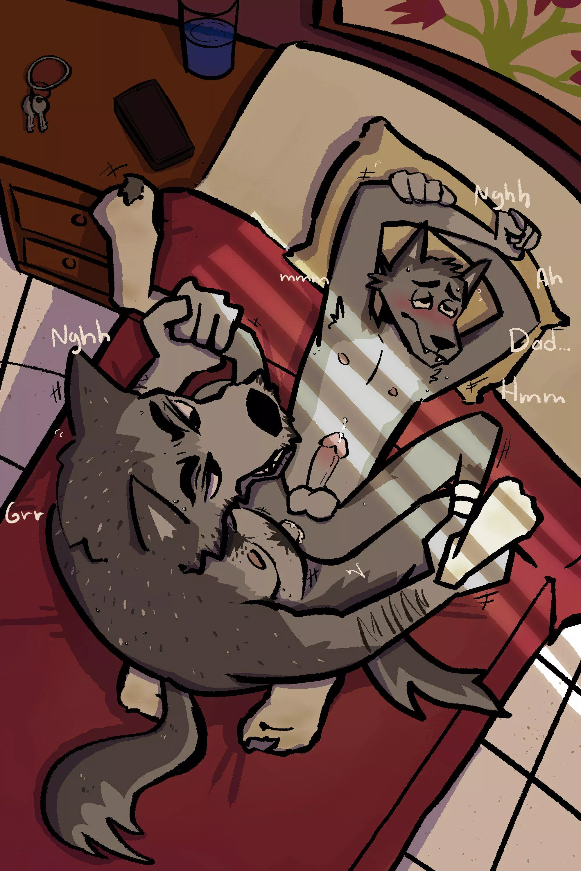 Father-Son Bonding (Mikat_in_socks)