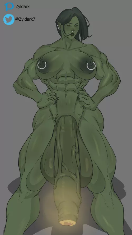 Fit Futa waiting for you to clean her