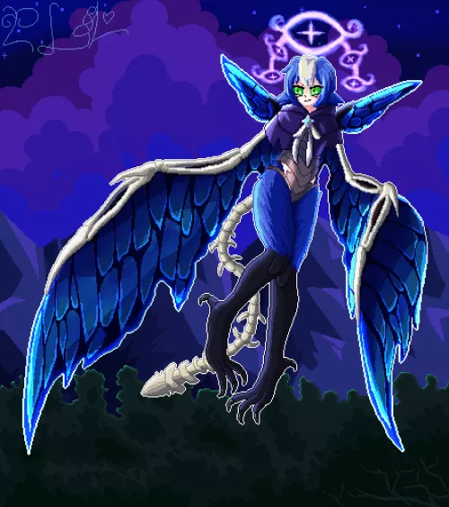 “Gaze in despair at the Fell Harpy” [OC~]