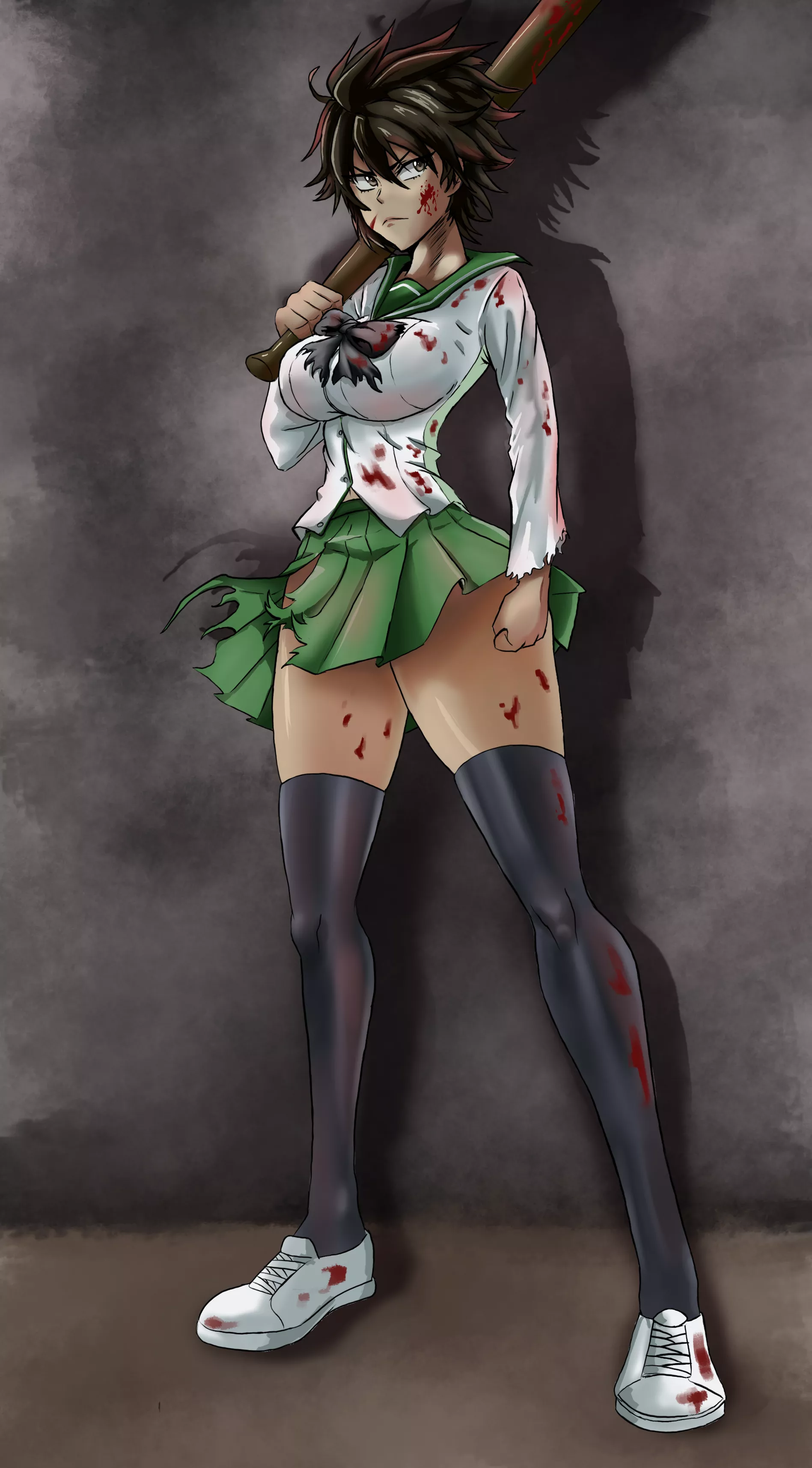 Genderbent Takashi by GearFae