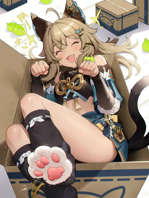 HA , don't touch them,please! They're ticklish!！