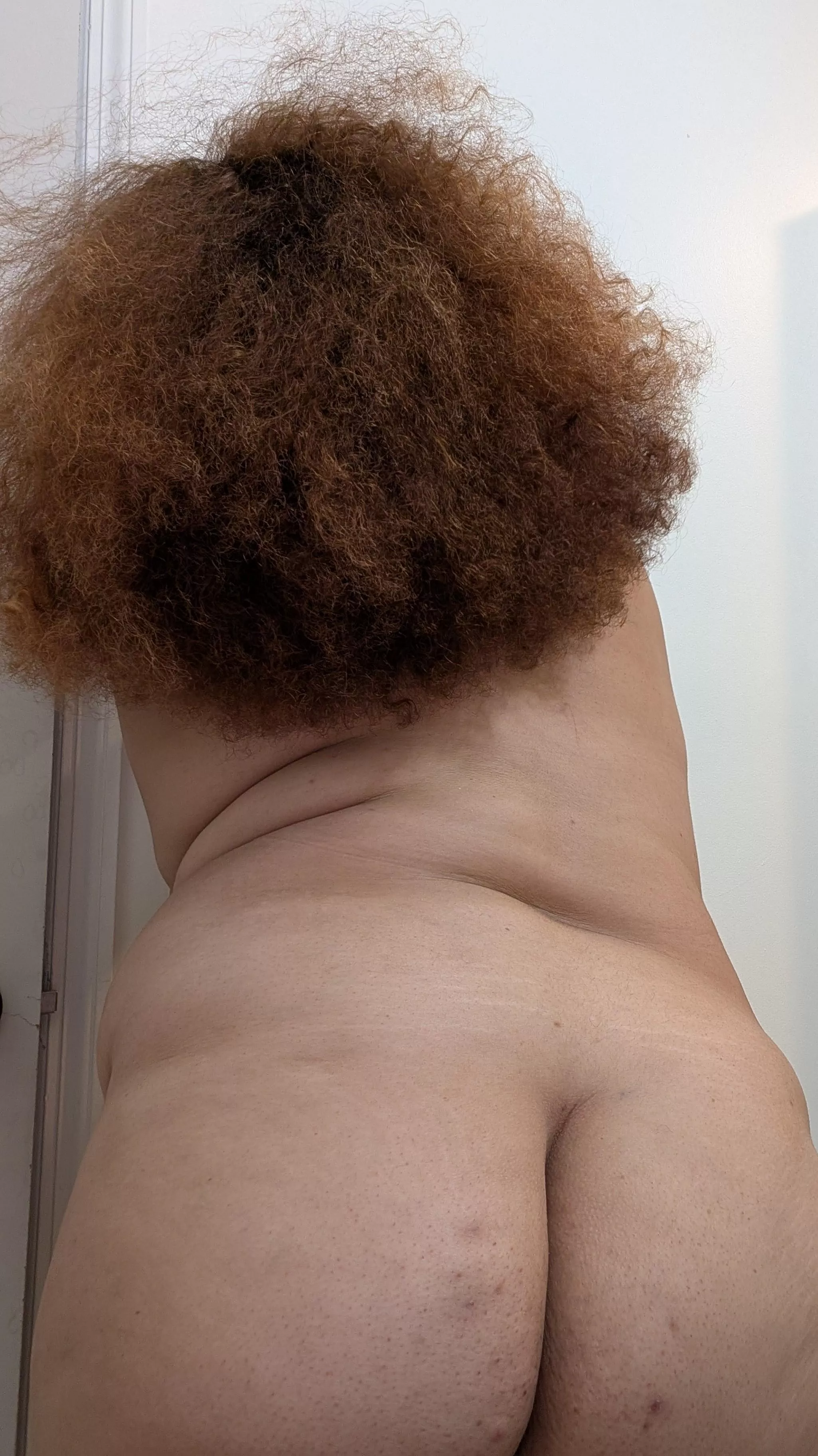 Hair all frazzled but I bet you can frazzle it more 