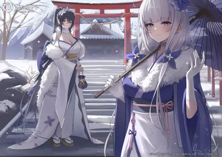 Happy New Year lovely Illustrious and Indomitable (biya1024)