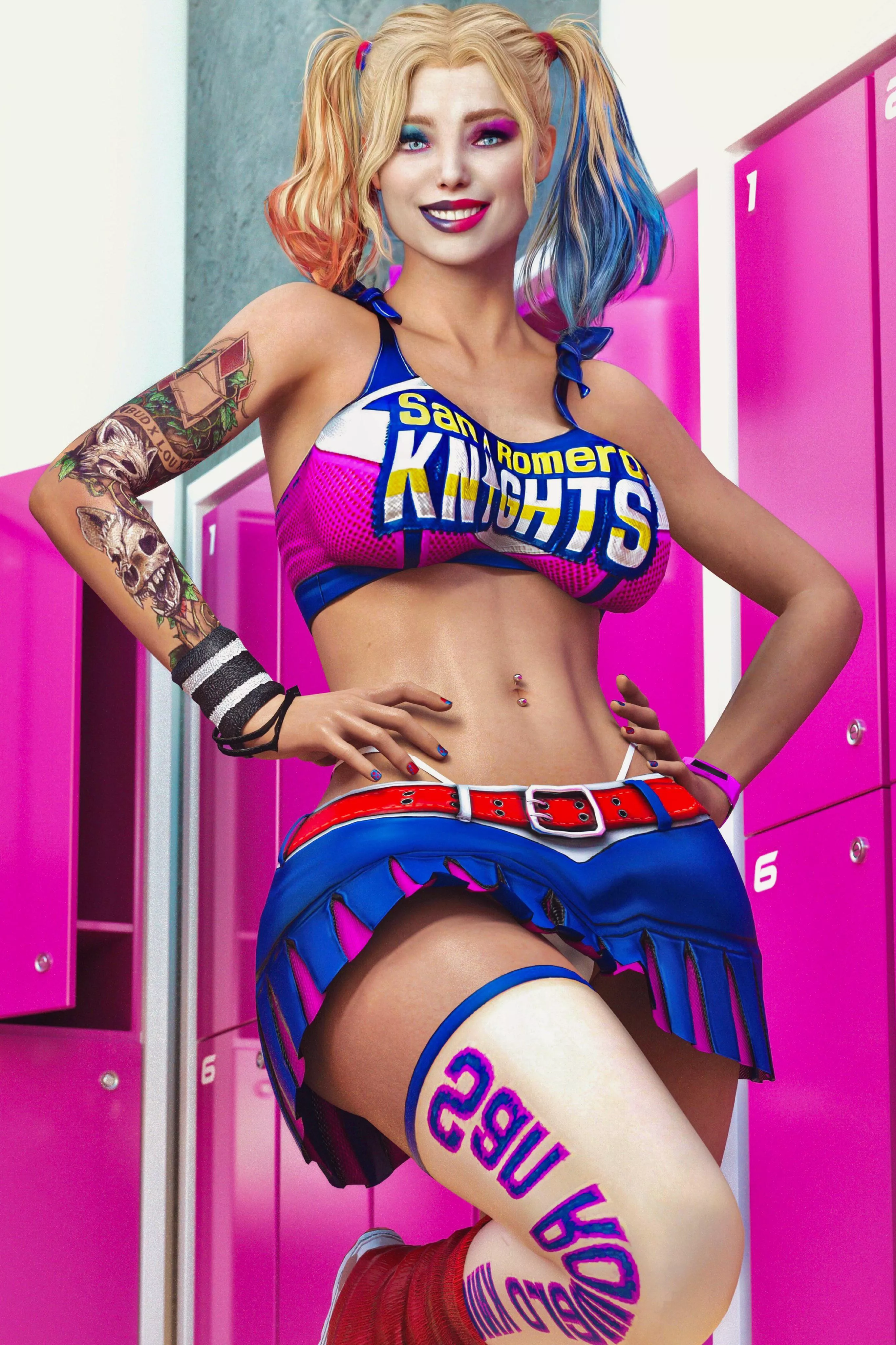 Harley Quinn x Lollipop Chainsaw (4TeaSe7en) 