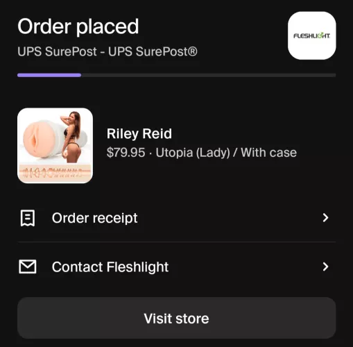 Has anyone tried Riley's updated sleeve texture? Just ordered her yesterday, I'm so excited!!!