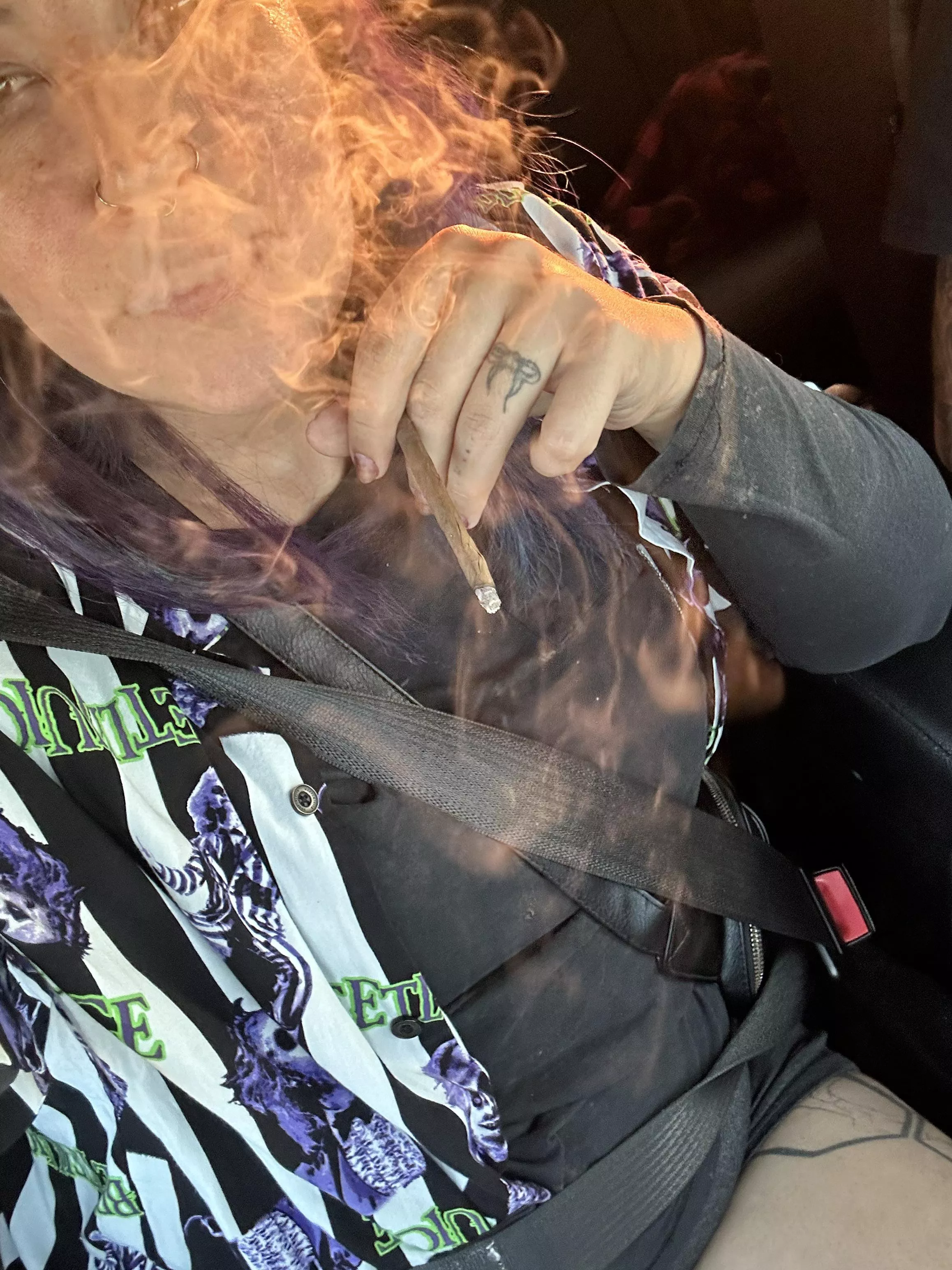 Haunted house type of night ✌️