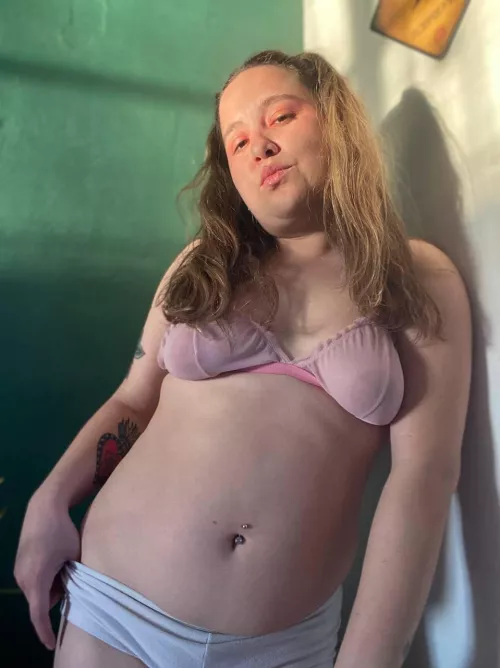 He loves my tummy stuffed with lots of tasty food