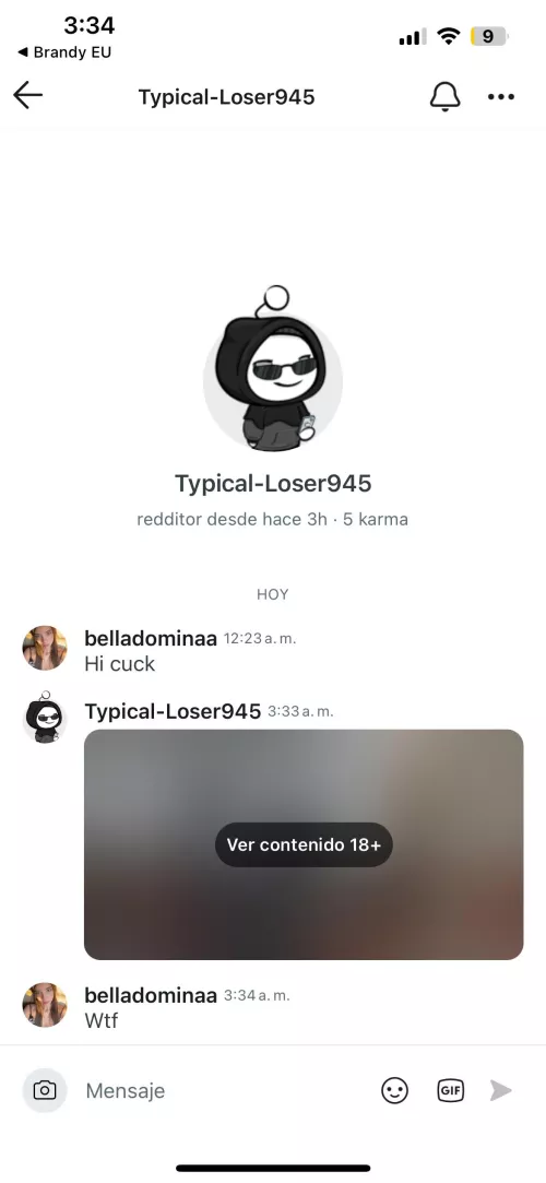 He sent me a picture where people k*lled themselves and a bunch of horrible graphics. I’m traumatised