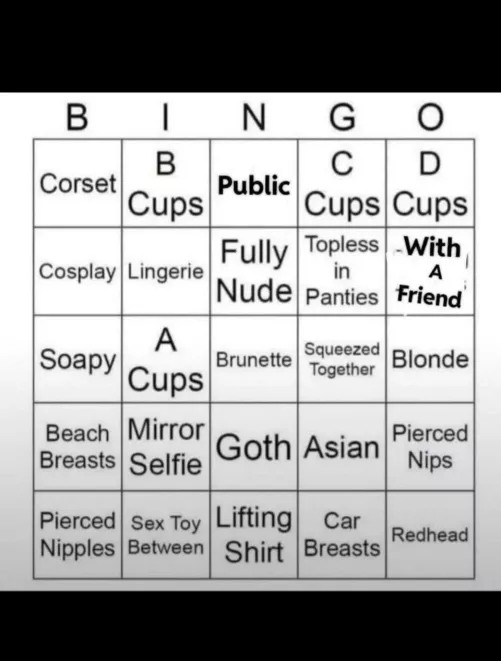 Help me fill out my bino card?