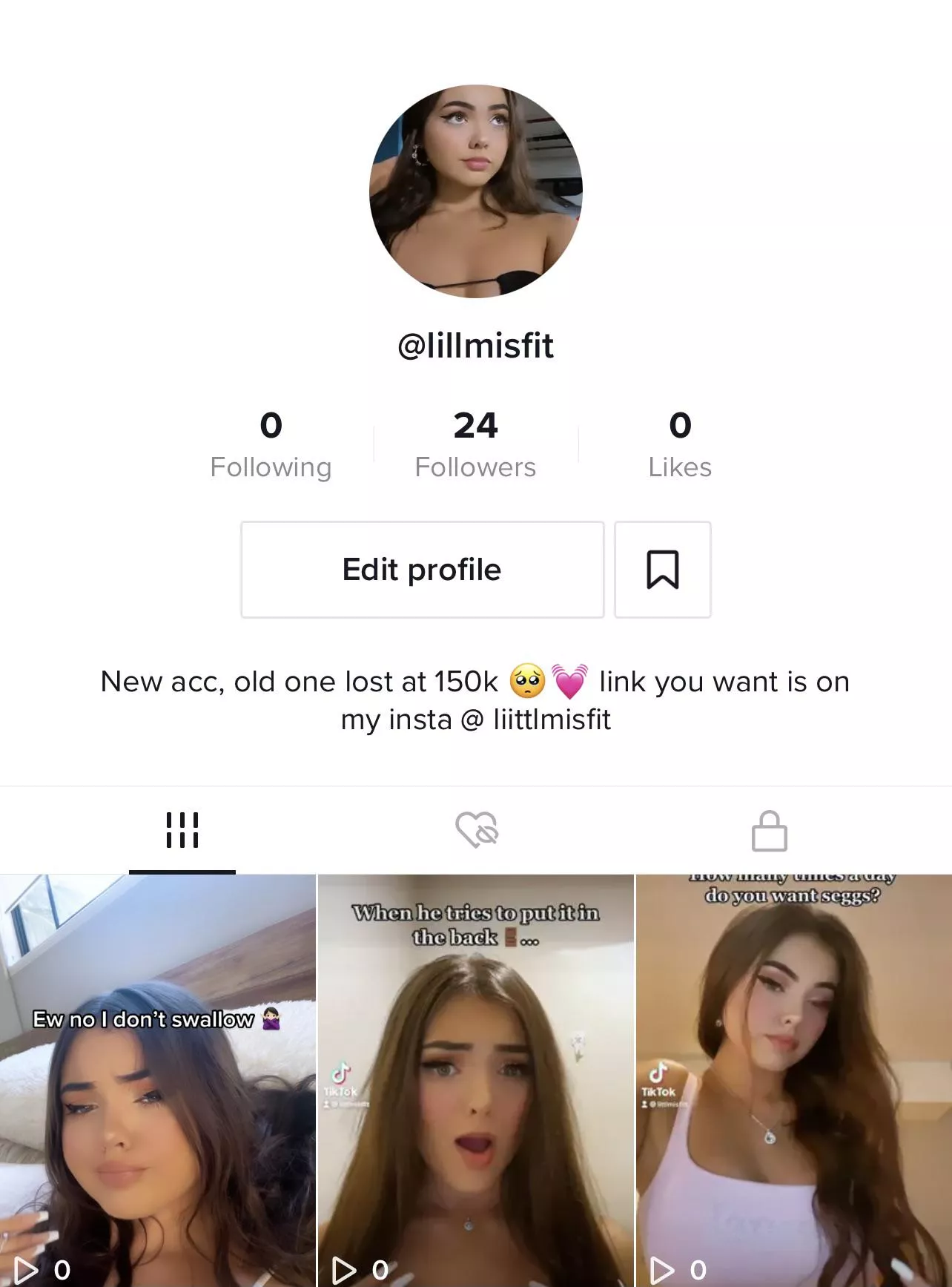 Her new TikTok