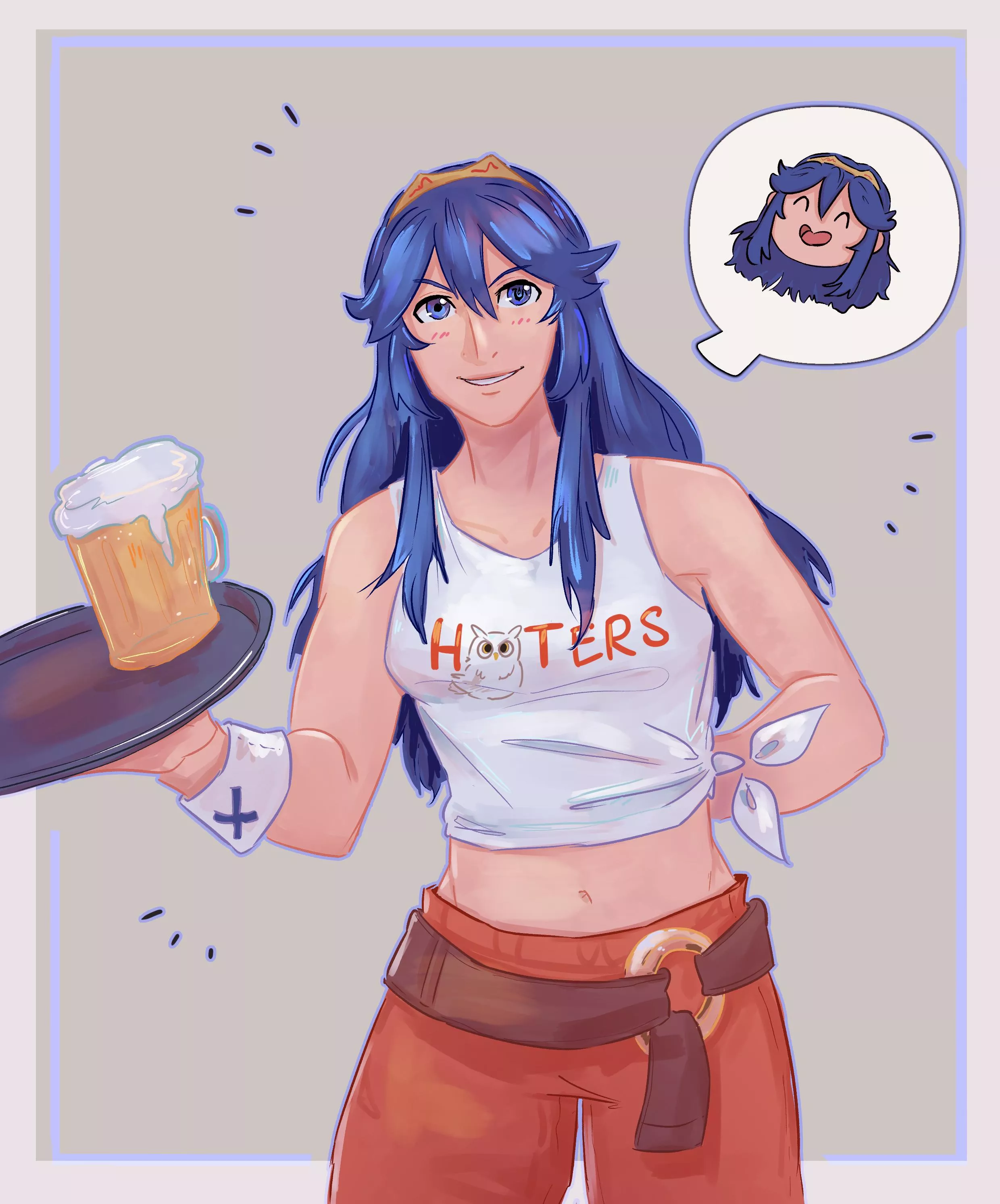 Hooters Lucina (commission by Nico_squitter on Twitter)