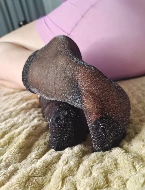 Hope you dont mind washing my socks a little with your tongue