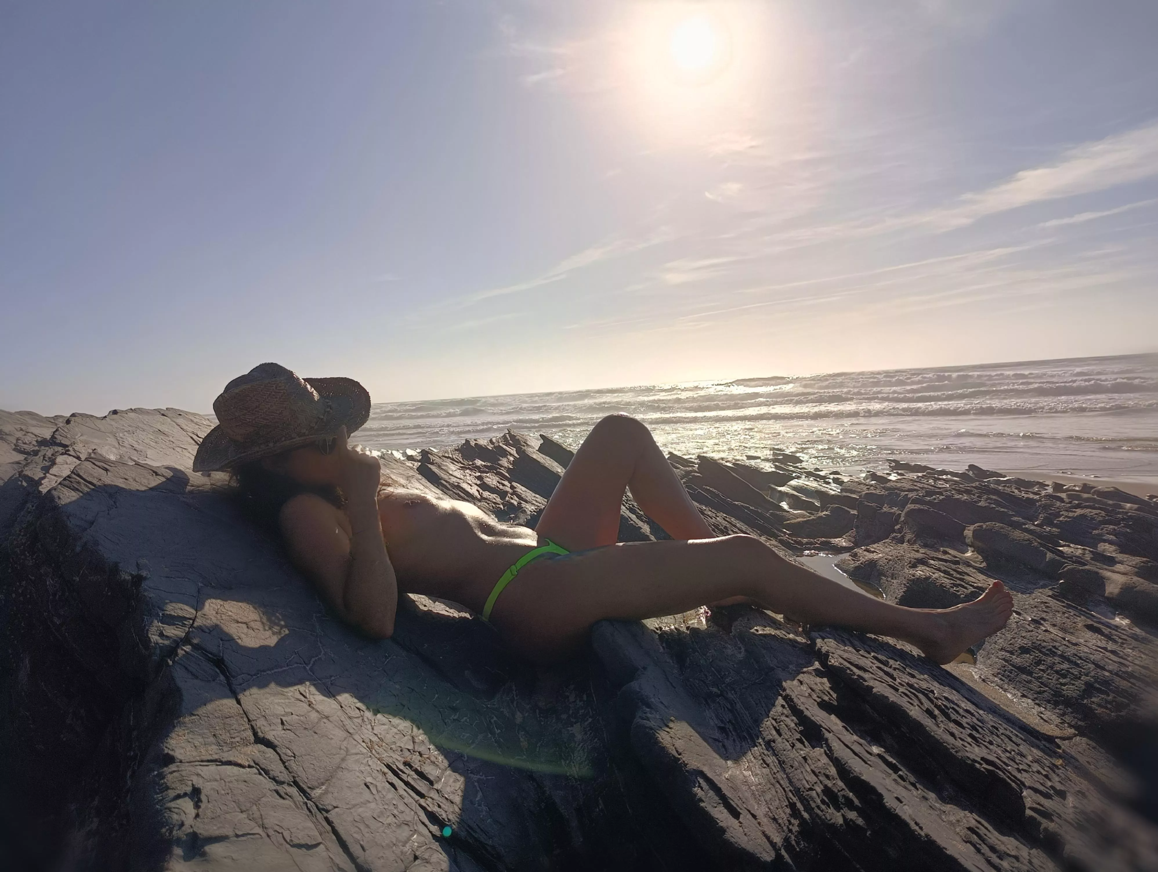 Hot and wet afternoon