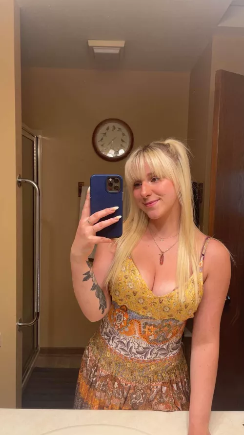 How do I look in this dress?