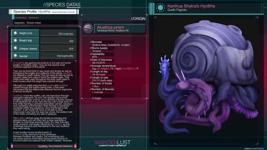 Hyolithe; spermachloridium femina (TheKite) [Wanderlust]