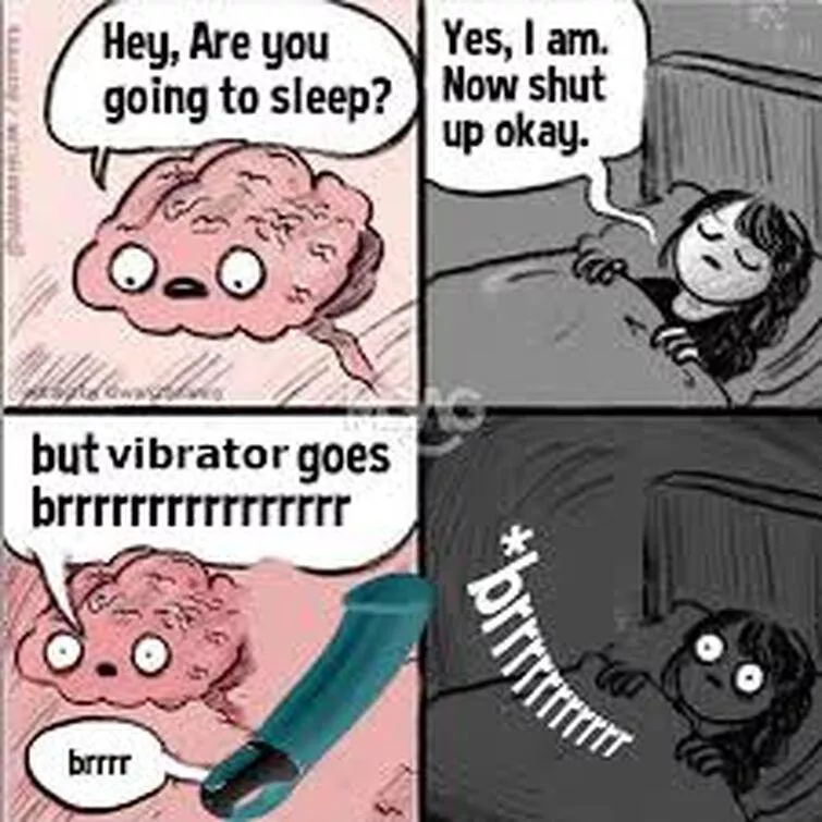 I always thought yall were brushing your teeth at 2 am....