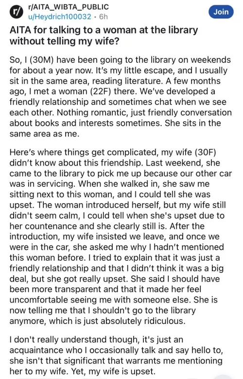 I can tell by her countenance that she’s impressed by my massive collection of literature 