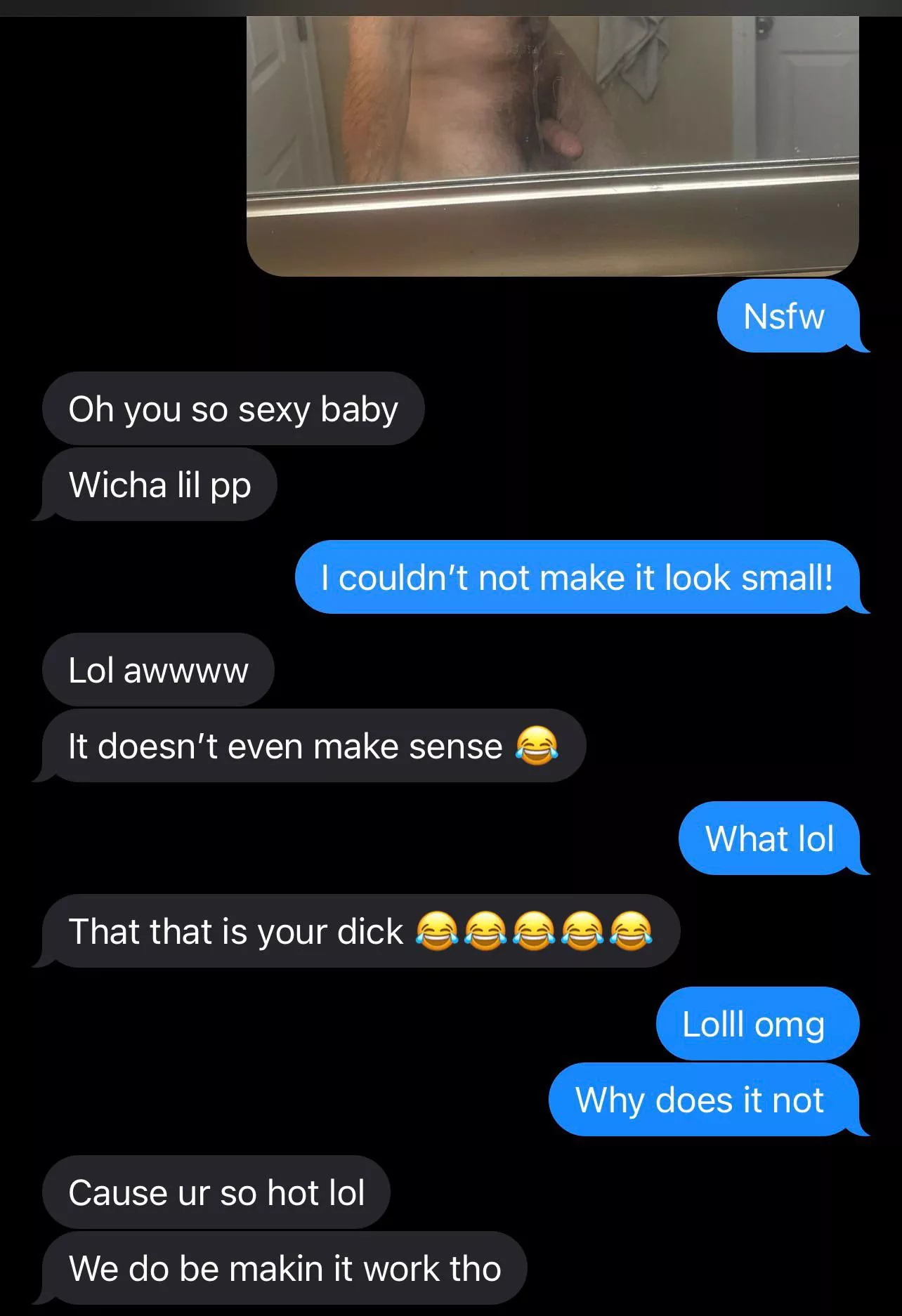 I do love when she’s honest