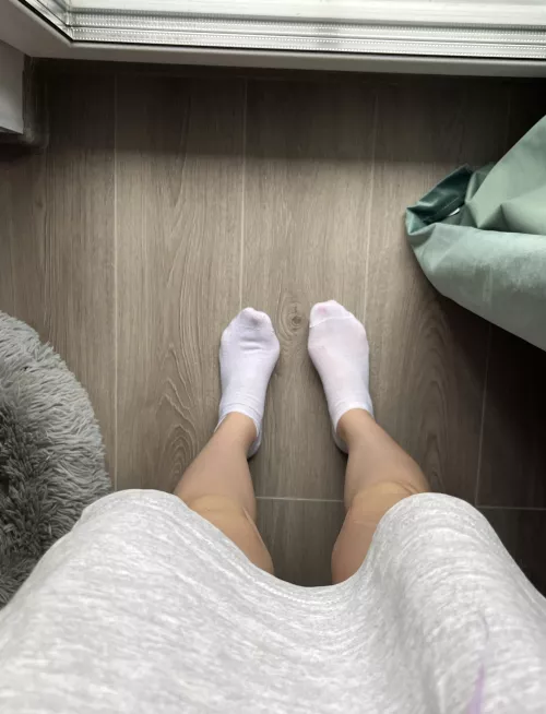 I have to take my socks off after a walk