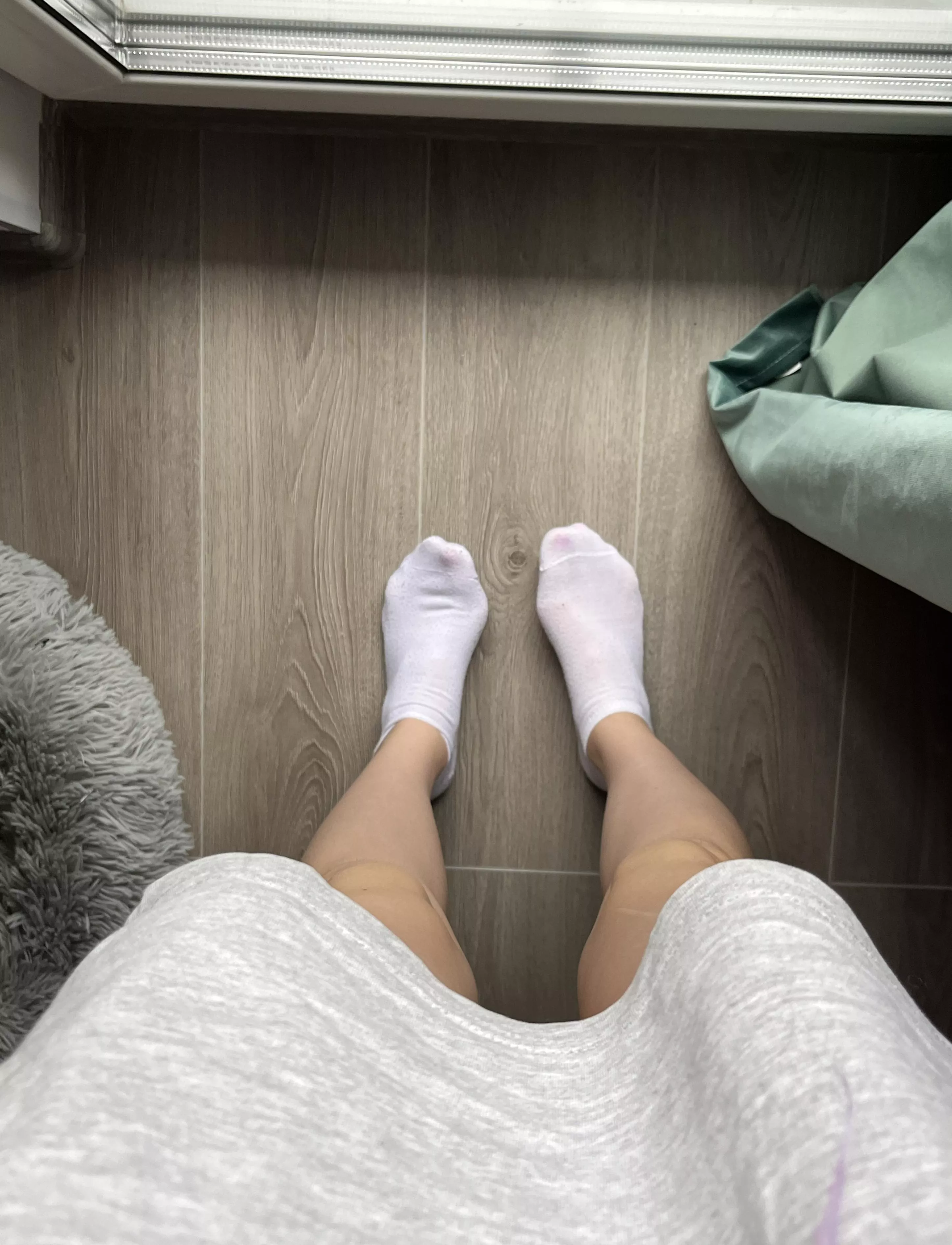 I have to take my socks off after a walk