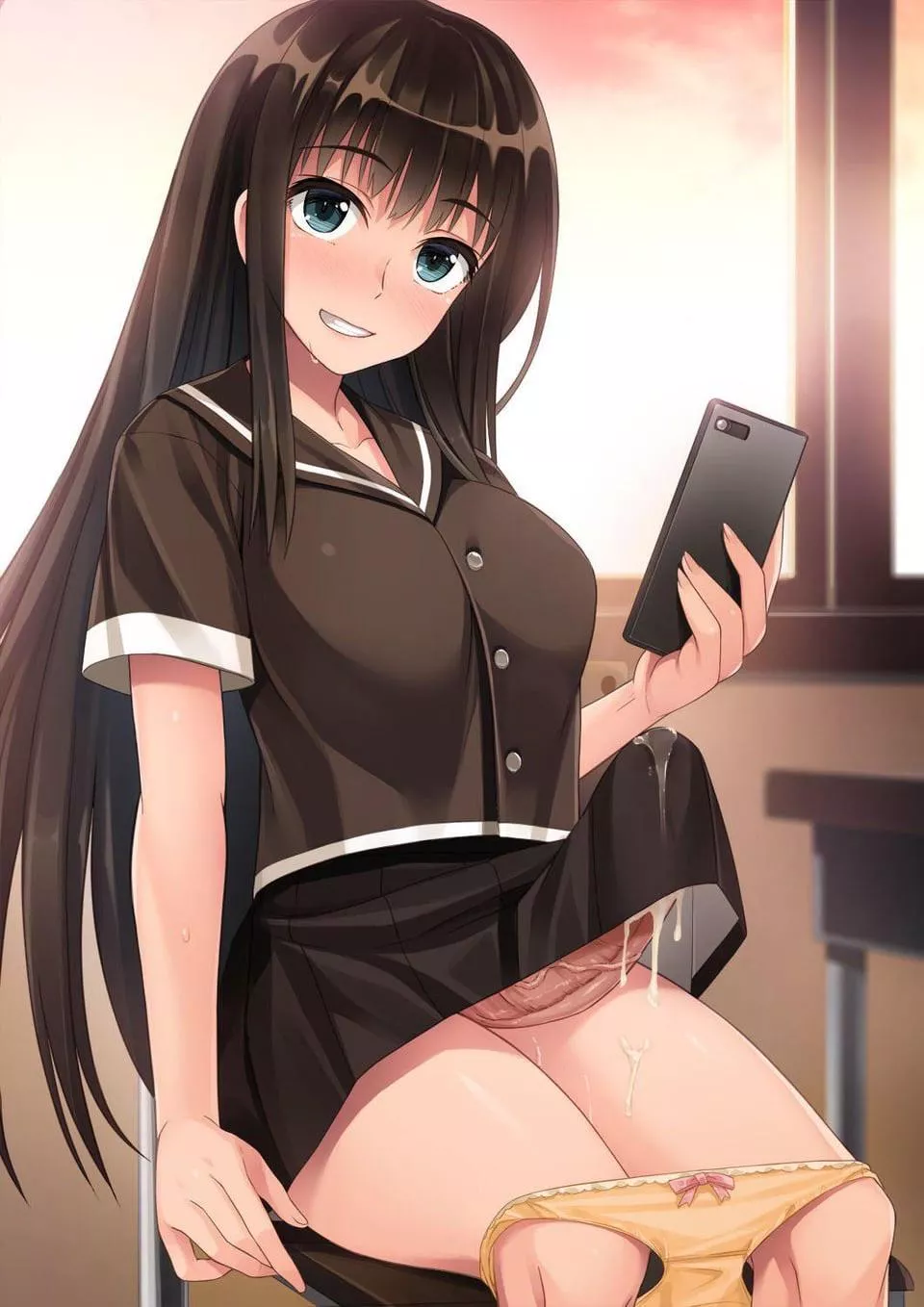 I love seeing my futa girlfriend get excited over the texts I send her.