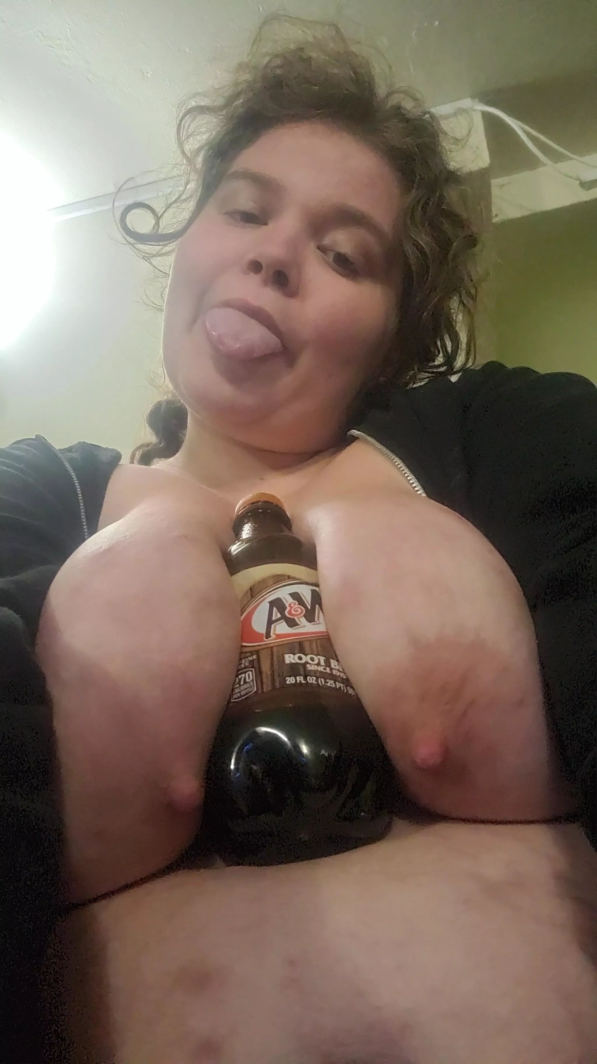 I love that my boobs can hold things 
