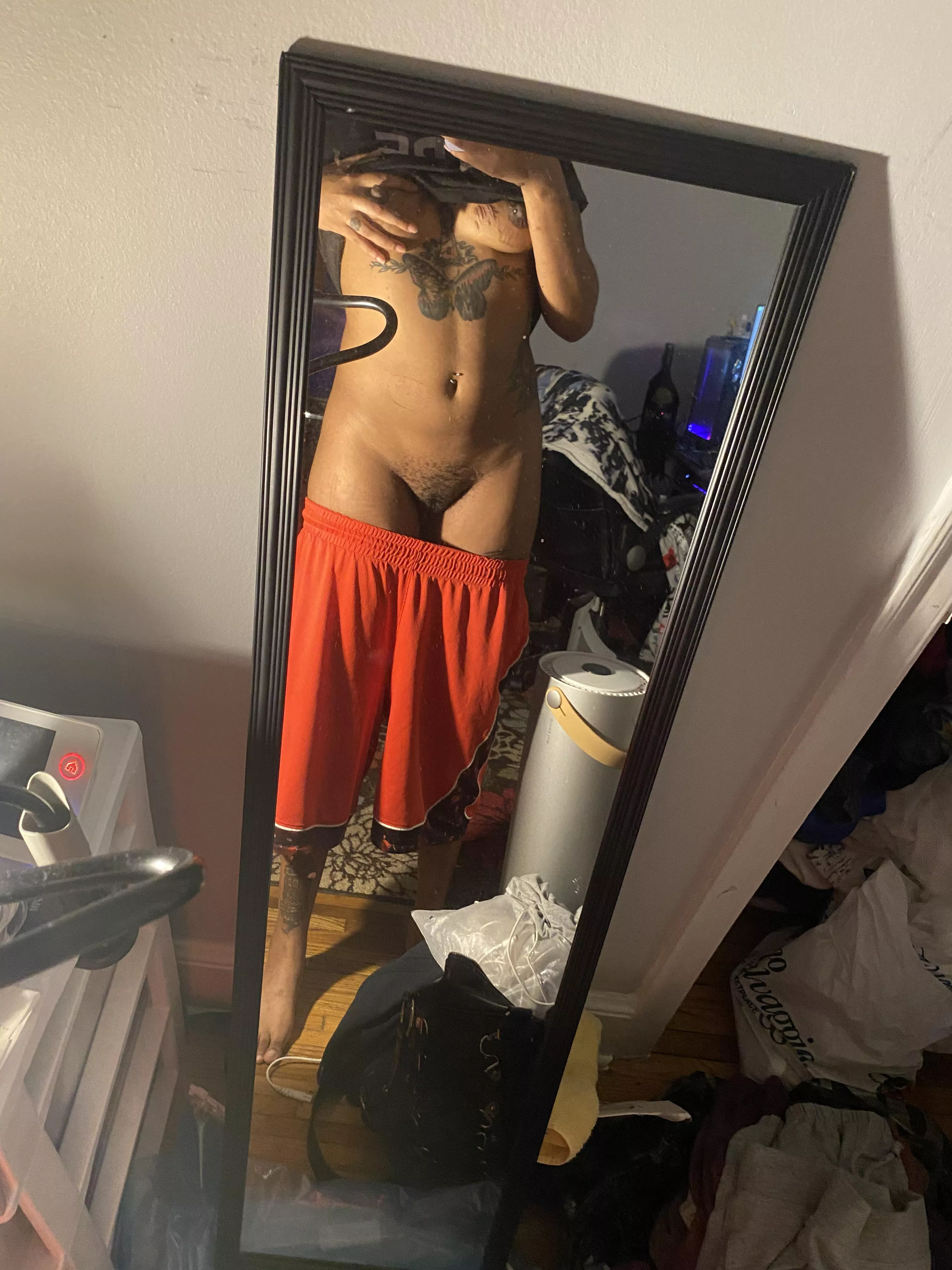 I never wear anything under my basketball shorts…like ever 