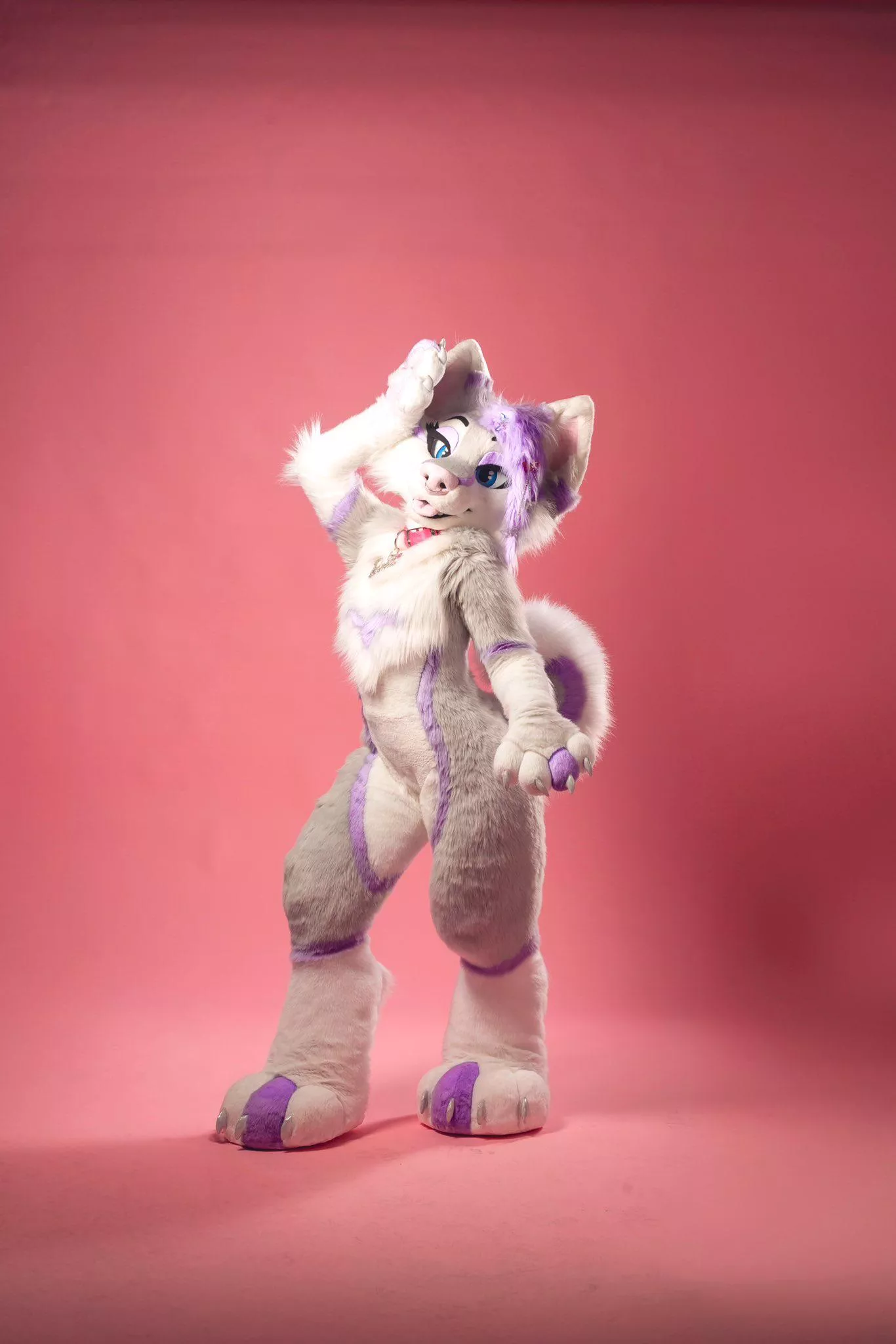 I received an invite to a fashion show unaware I was being made into the main attraction of the show being locked into a fursuit and forced to model 