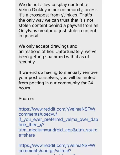 If you get messaged to remove your post then REPORT it to modmail ‼️ more info in comments