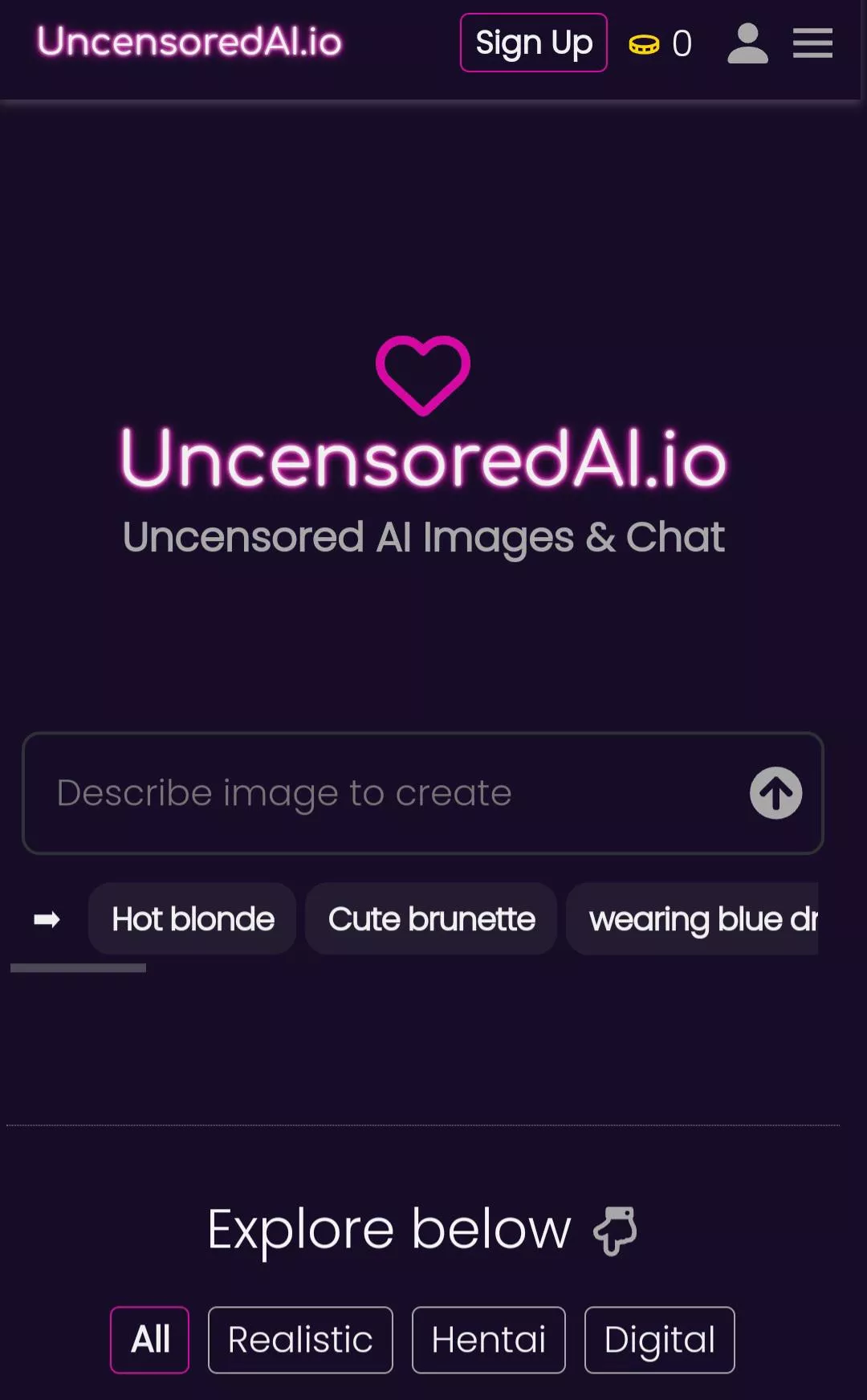 If you try to play with the new site, uncensoredai.io and post an image, it will count. Since we will transition to that site soon.