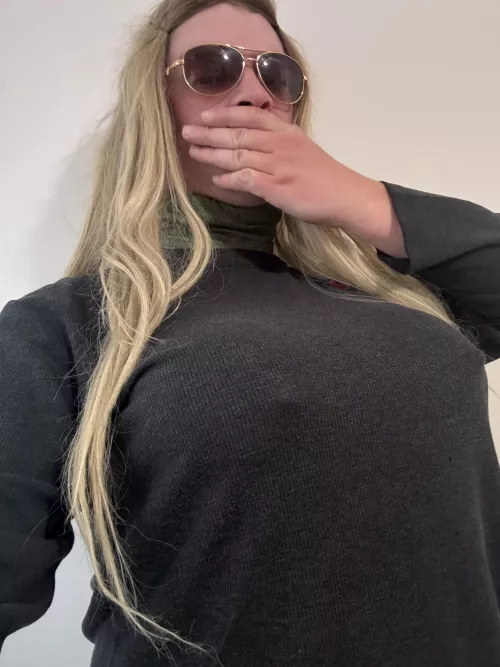 I’m still shocked at how big and perky my boobies are!